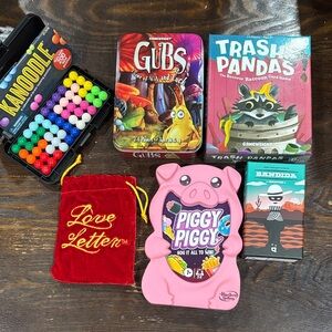 Kanoodle, Gubs, Trash Panda, Bandida, Piggy Piggy and Love Letters